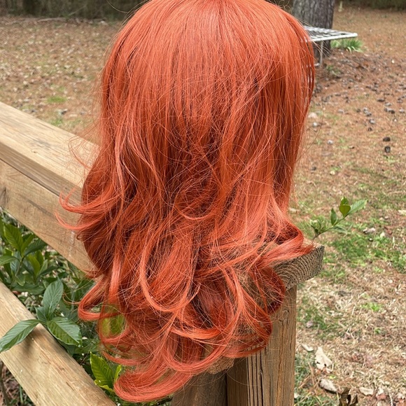 Red/orange wig. I wore it on Halloween bc I was Jessie from Toy Story. main image 4